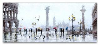 The Macneil Studio 'Piazza San Marco' Canvas Art, 32"x14"