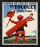 "Le Touquet Paris-Plage" Framed Canvas Giclee by Edouard Courchinoux, 20"x24"