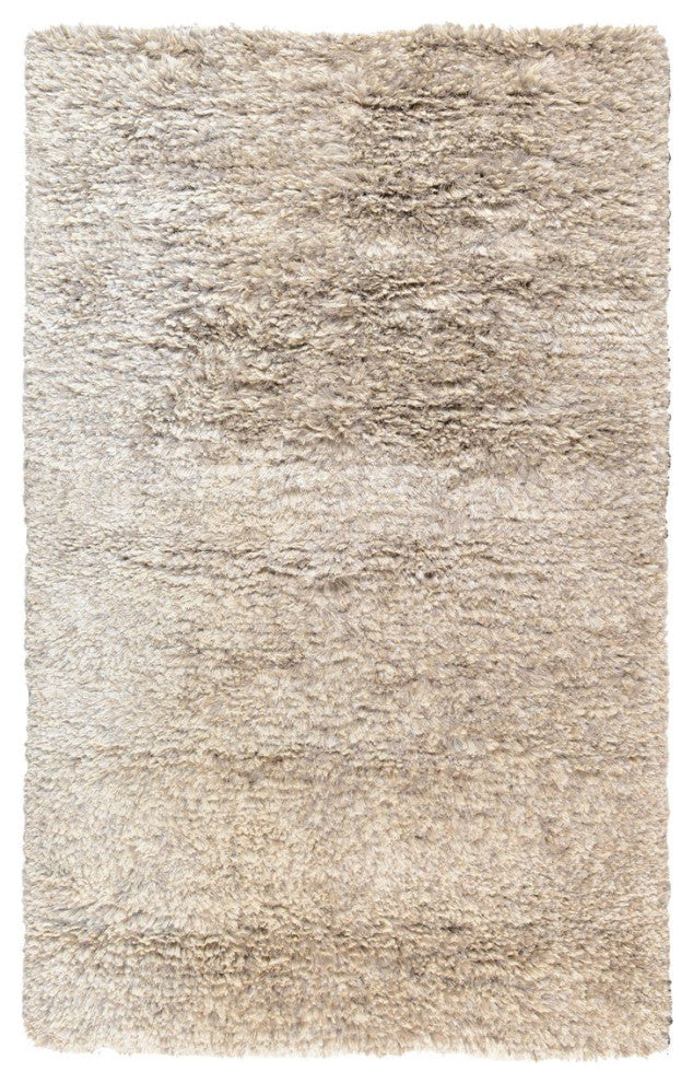 Classic Home The Ritz Shag Light Gray Rug, 9'x12'