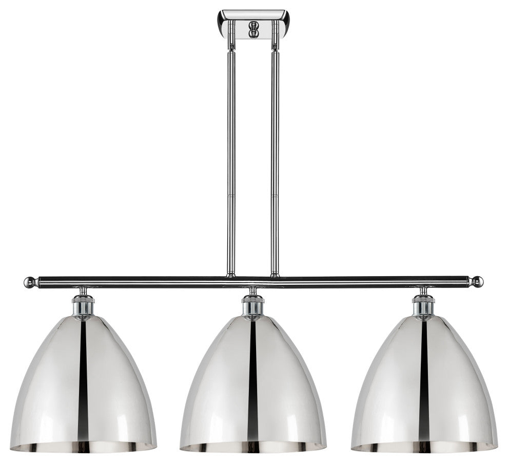 Ballston Dome Island Light, Polished Chrome, Polished Chrome