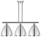 Ballston Dome Island Light, Polished Chrome, Polished Chrome