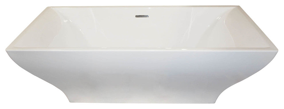 Latour 32 x 71 Freestanding One Piece Soaker Tub with Center Drain