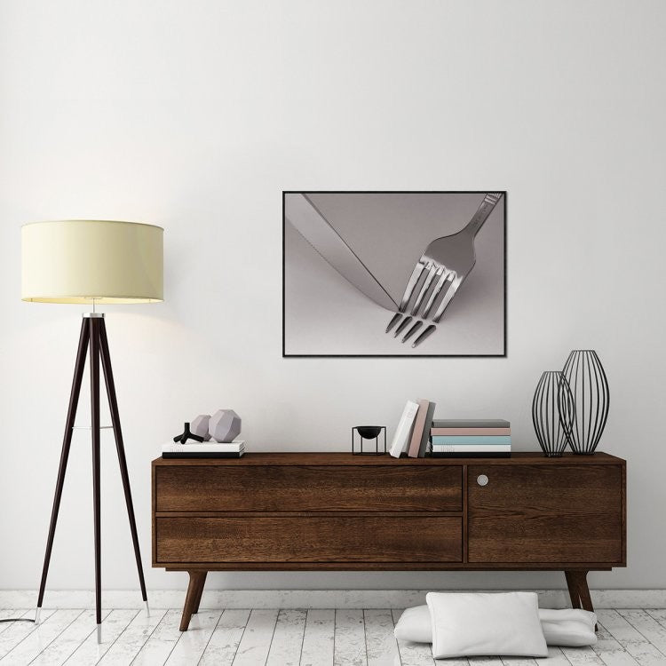 "Anxiety" Framed Canvas Giclee by David Caballero, 41x31"