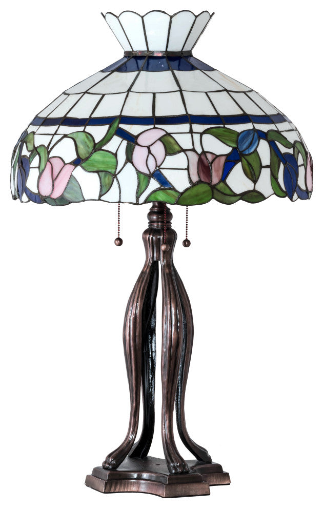 31 High Rose Vine Table Lamp
