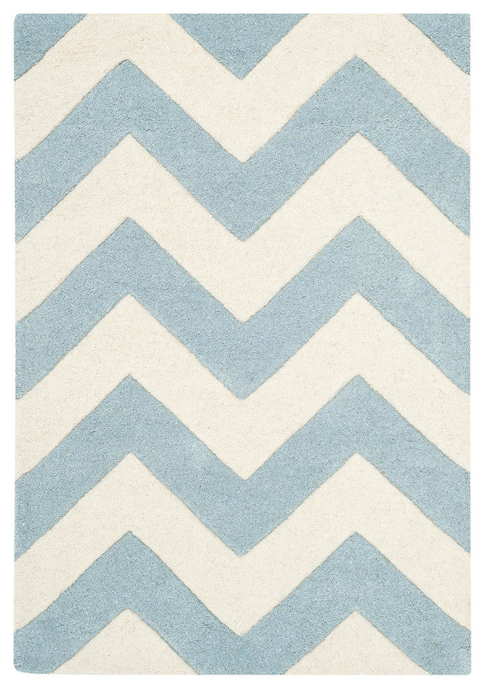 Safavieh Chatham Cht715B Blue, Ivory Area Rug