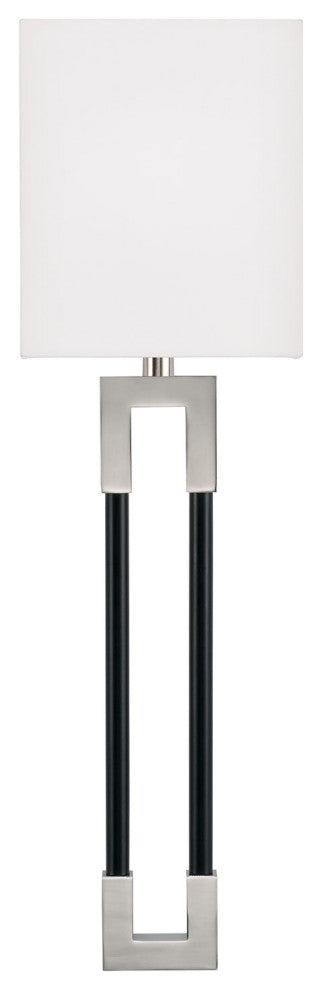 Capital Lighting 644711 Bleeker 19" Tall Wall Sconce - Aged Brass / Black