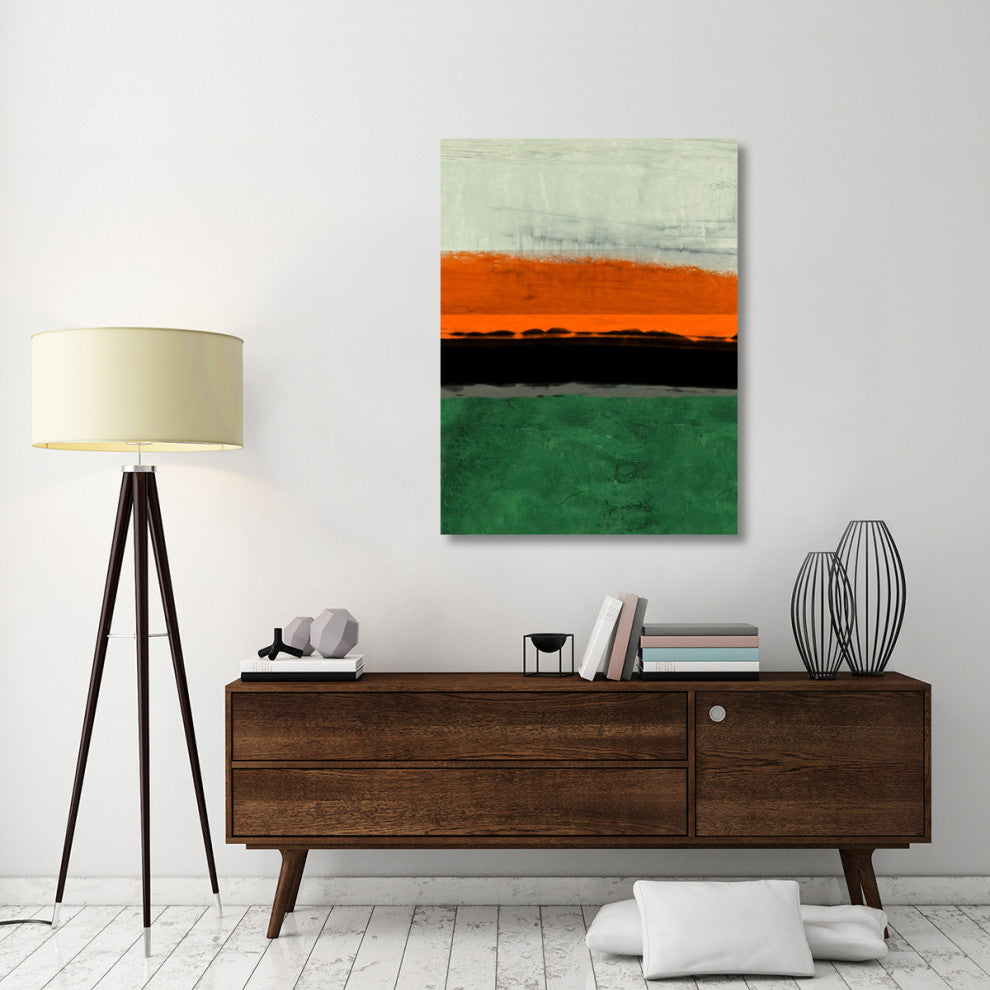 "Abstract Stripe Theme Orange" Fine Art Print