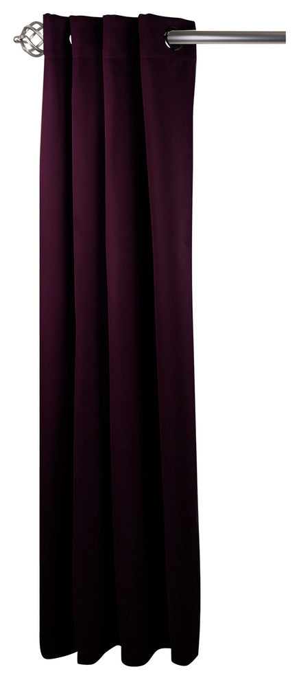 Heavy Duty Drapery Single Panel, Purple, 150"x96"