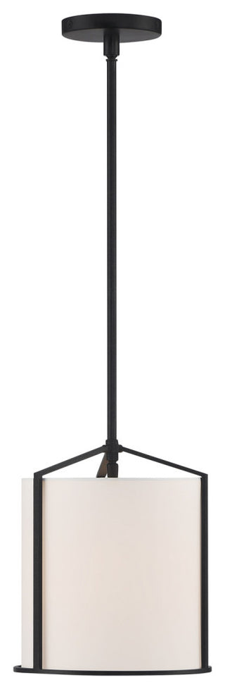Crystorama Lighting Group CAR-9201 Carlyn 10"W Mini Pendant - Black