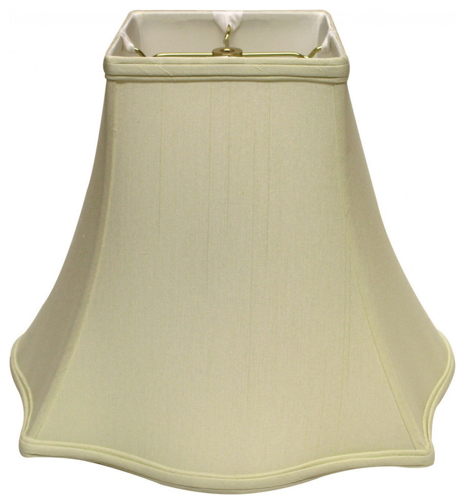 16" Ivory Premium Square Monay Shantung Lampshade