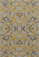 Bastille Trellis Yellow 3'11"x5'11" Area Rug