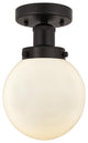 Beacon 1 Light Semi-Flush Mount, Oil Rubbed Bronze