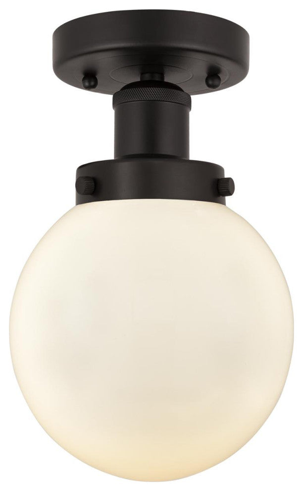 Beacon 1 Light Semi-Flush Mount, Oil Rubbed Bronze