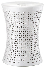 Safavieh Camilla Garden Stool, White