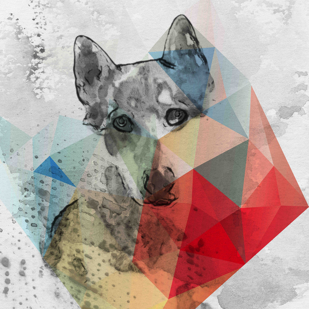 "The Dog" Painting Print on Canvas by Irena Orlov