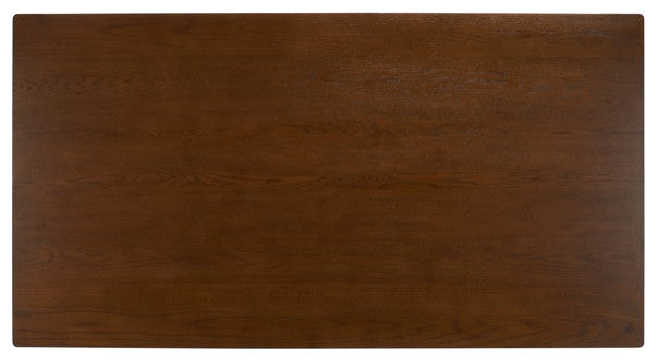 Safavieh Couture Adelee Wood Rectangle Dining Table Medium Oak