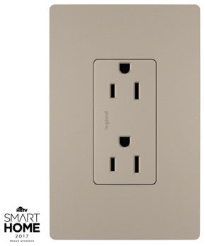 Tamper-Resistant Receptacle, Nickel