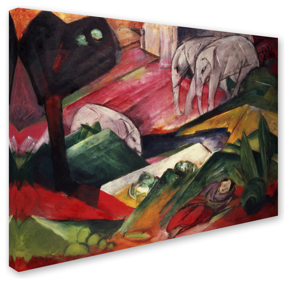 'The Dream' Canvas Art by Franz Marc