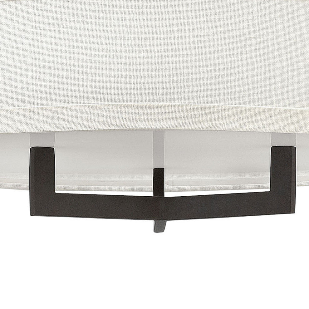 Hinkley Hampton Medium Semi-Flush Mount, Buckeye Bronze