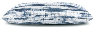Linear Indigo Lumbar Indoor/Outdoor Performance Pillow, 12"x20"