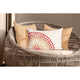 Visions III Ombre Threads Indoor/Outdoor Pillow, Warm, 12"x20"