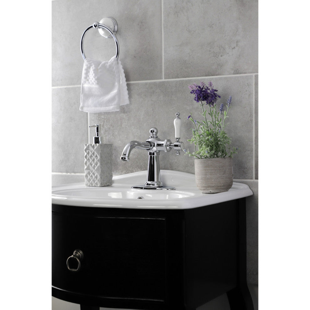 KSD154KLCP Single-Handle Bathroom Faucet With Push Pop-Up, Chrome