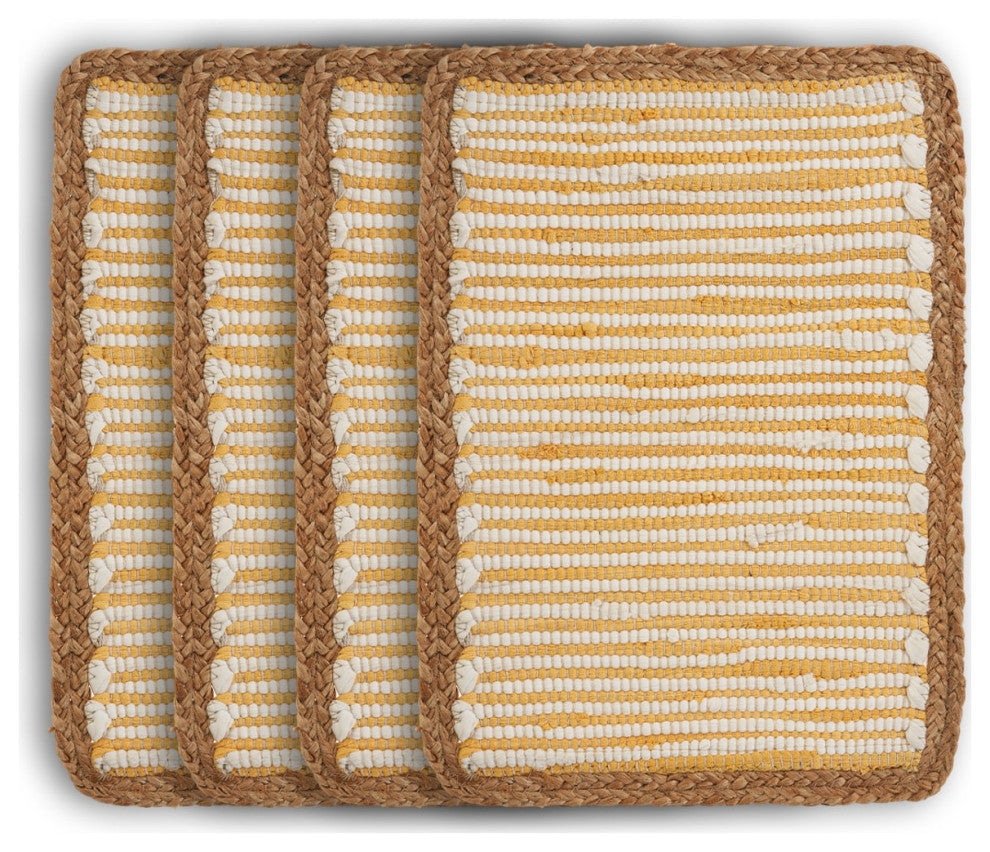 Striped Sunny Day Bordered Place Mat