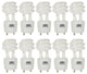 10 Pack Sunlite Warm White Spiral Bulb, 13W (60W Eq.), GU24 Base, 10,000 Hrs.