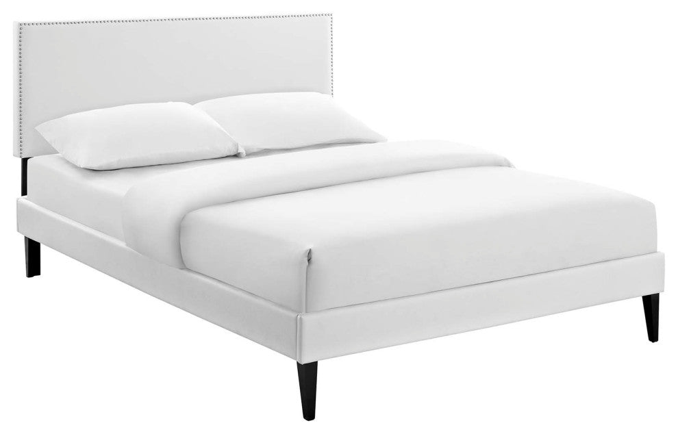 Macie Queen Platform Bed with Squared Tapered Legs