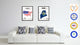 Maine State Flag Canvas, 28"x37"