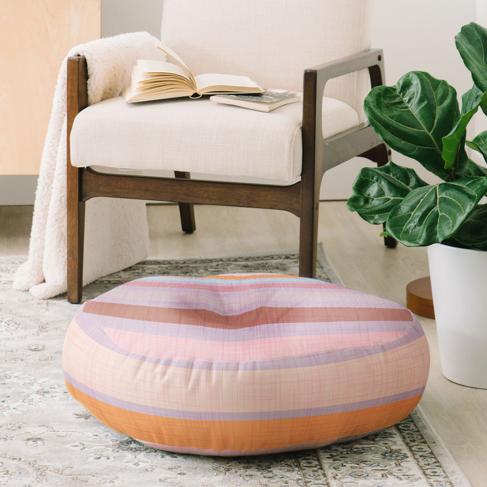 Mirimo Pastello Stripes Floor Pillow Round