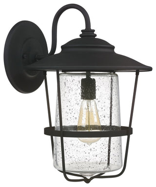 Capital Lighting Creekside 1-Light Outdoor Wall-Lantern 9603BK