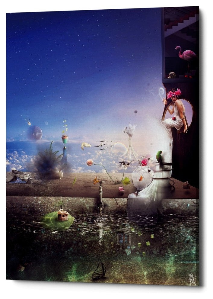 Cortesi Home "Hidden Place" by Mario Sanchez Nevado, Giclee Canvas Art, 26"x40"