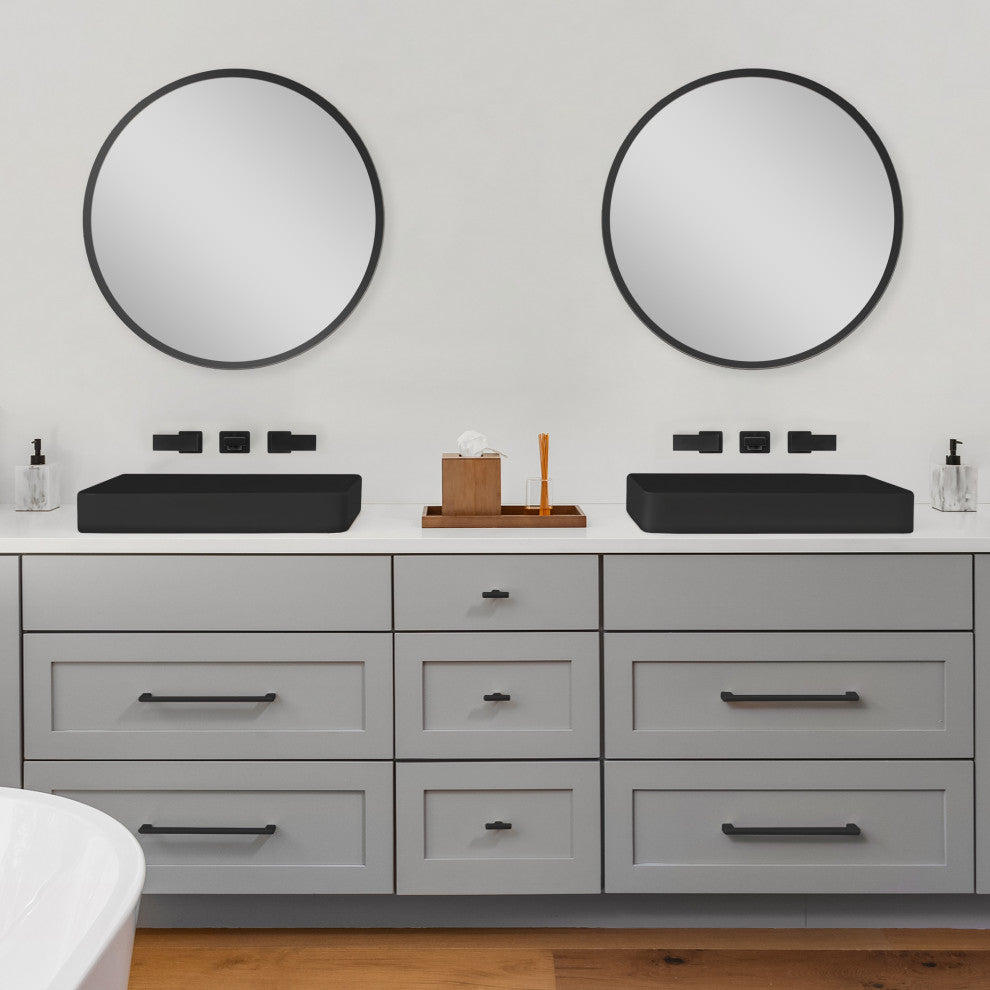 ZLINE Wall Mount Faucet, Matte Black, BLS-BFW-MB