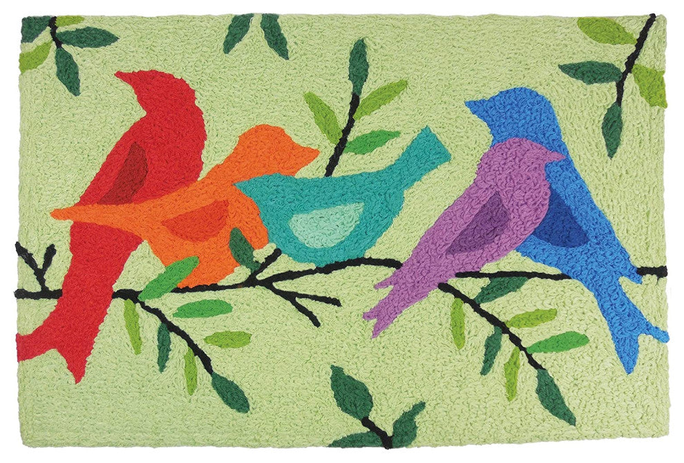JellyBean Accent Rug Morning Song Birds