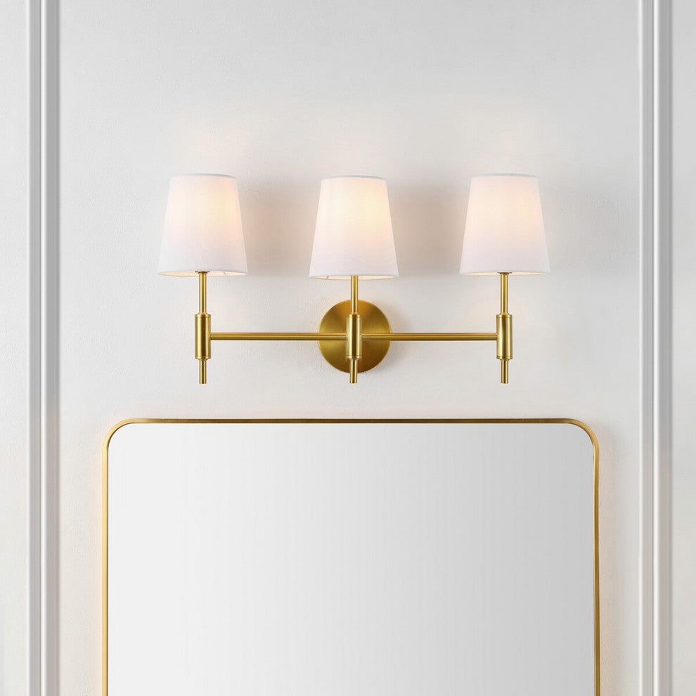 Safavieh Darya 3 Lt 24" Wall Sconce, Brass