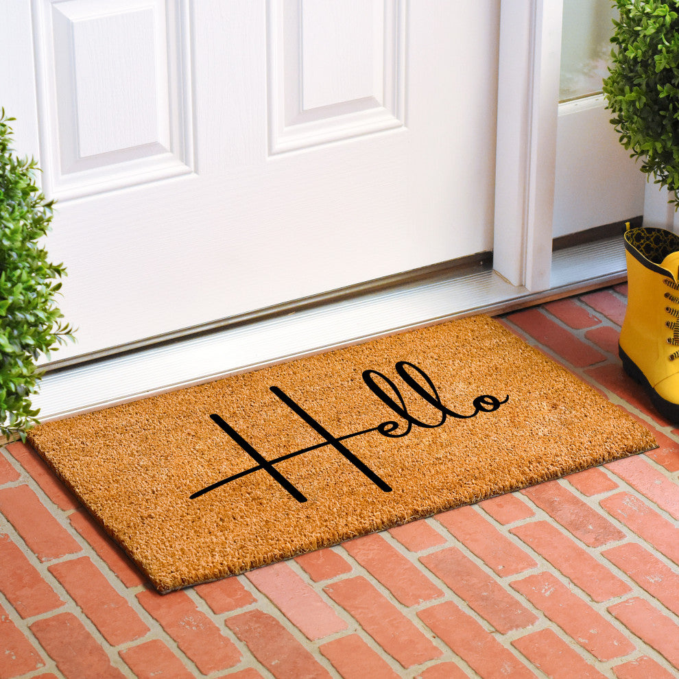 Calloway Mills Kenzo Hello Doormat, 24" X 36"