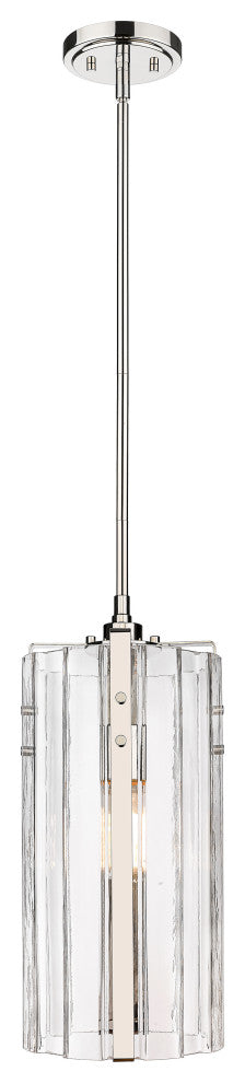 Zlite 3036P8-PN 1-Light Pendant, Clear