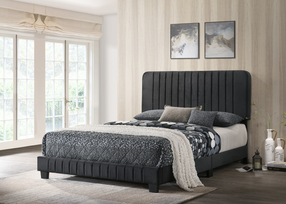 Lodi Bed, Black, King