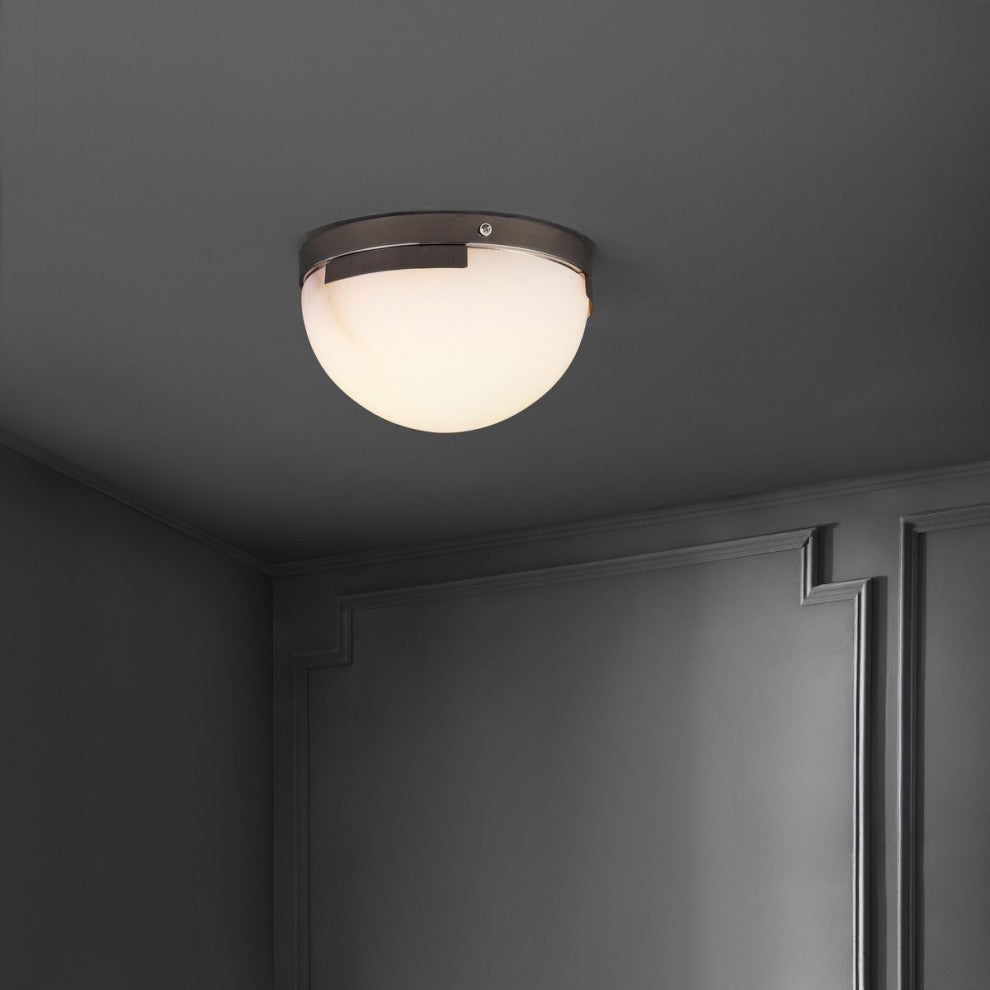 Safavieh Couture Eddie Alabaster Flush Mount