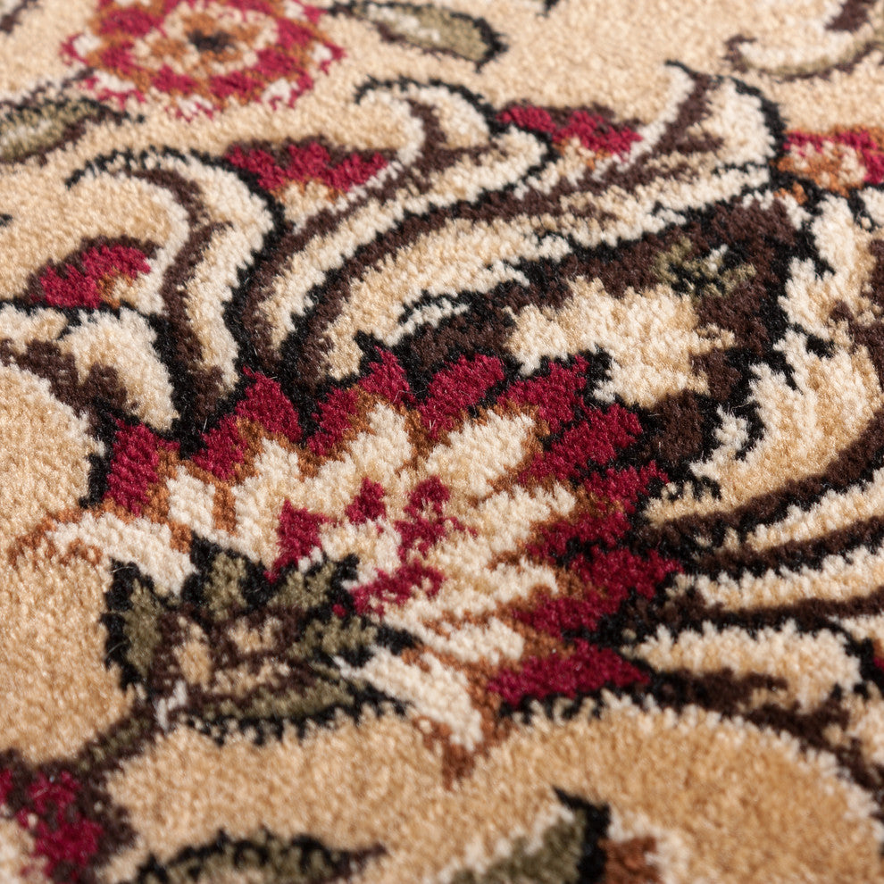 Well Woven Barclay Wentworth Panel Rug, Red, 9''3''''x12''6''''