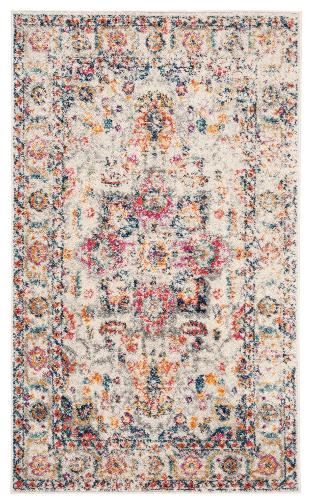 Safavieh Madison MAD603R Rug, Fuchsia/Ivory, 2'3" X 4'