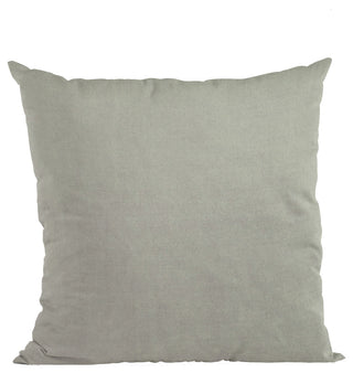 Grey Solid Shiny Velvet Luxury Throw Pillow, Double sided 22"x22"