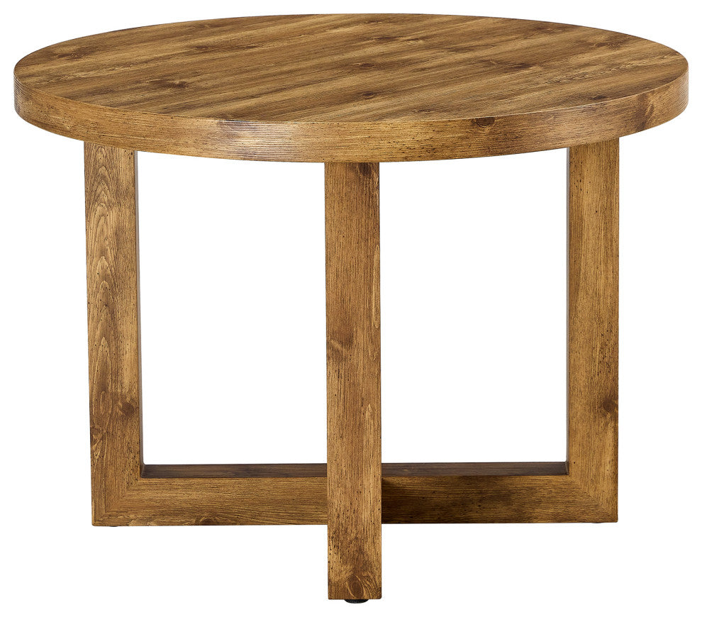 Gewnee Rustic Natural Round Coffee Table