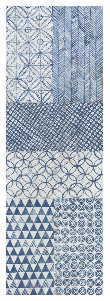 "Maki Tile Panel I" Digital Paper Print by Kathrine Lovell, 26"x74"