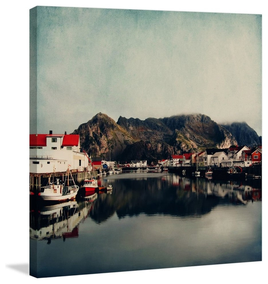 "Mountain Living" Print on Wrapped Canvas by Ingrid Beddoes