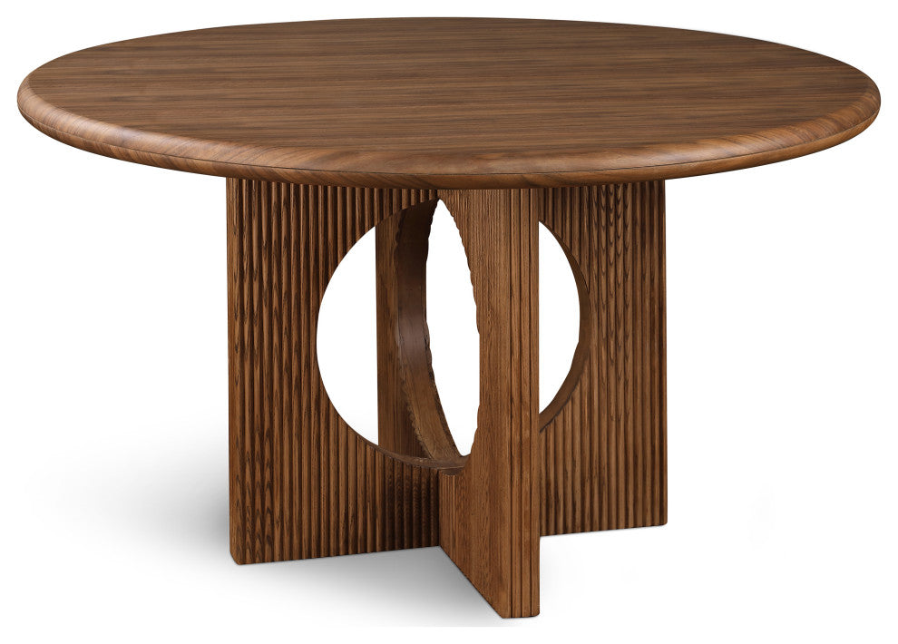 Rivas Dining Table, Walnut, Round