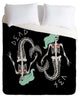 Deny Designs Wesley Bird Dead Sea Duvet Cover - Lightweight