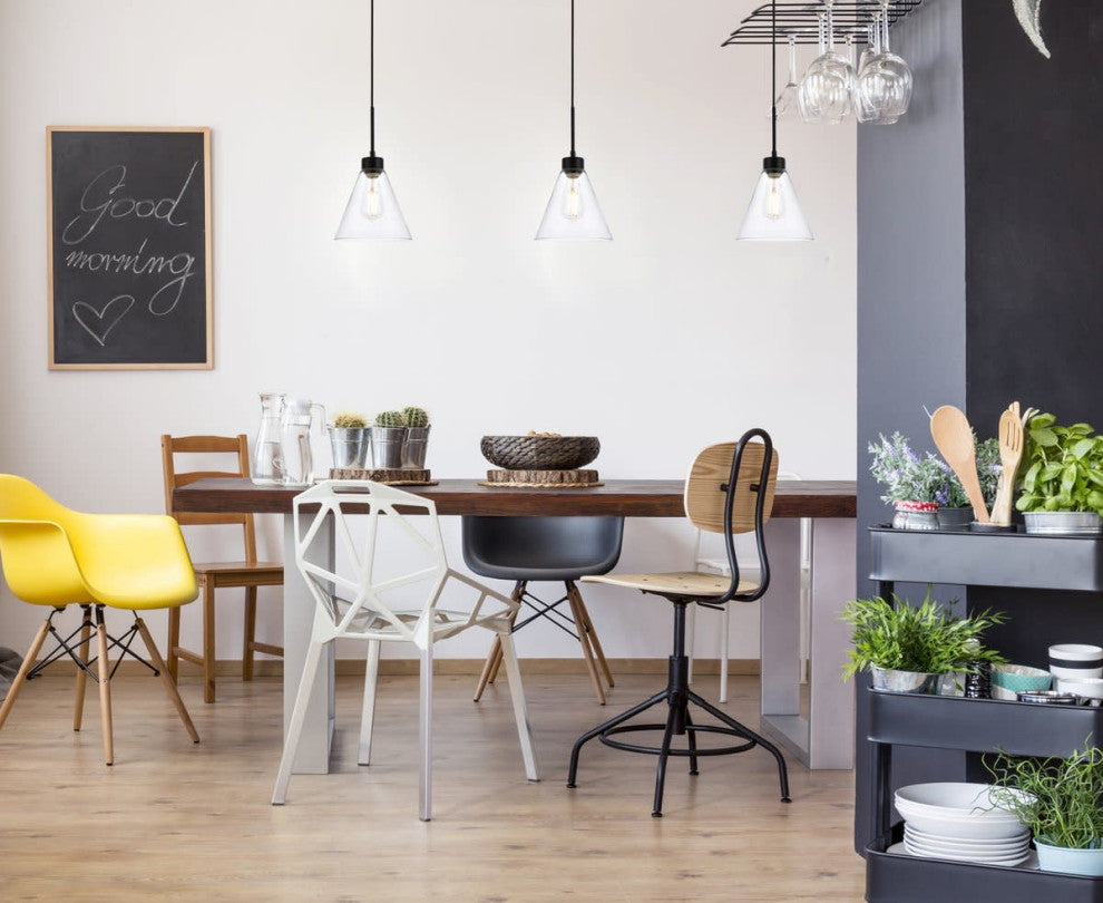 Elegant Lighting LD2501 Mera 8"W Mini Pendant - Brass