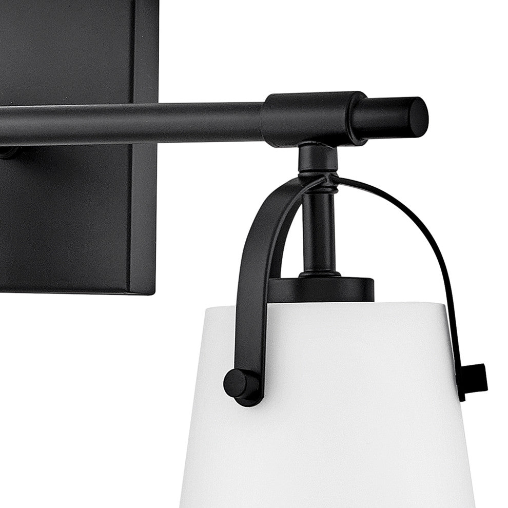 Hinkley Foster Medium Three Light Vanity, Black